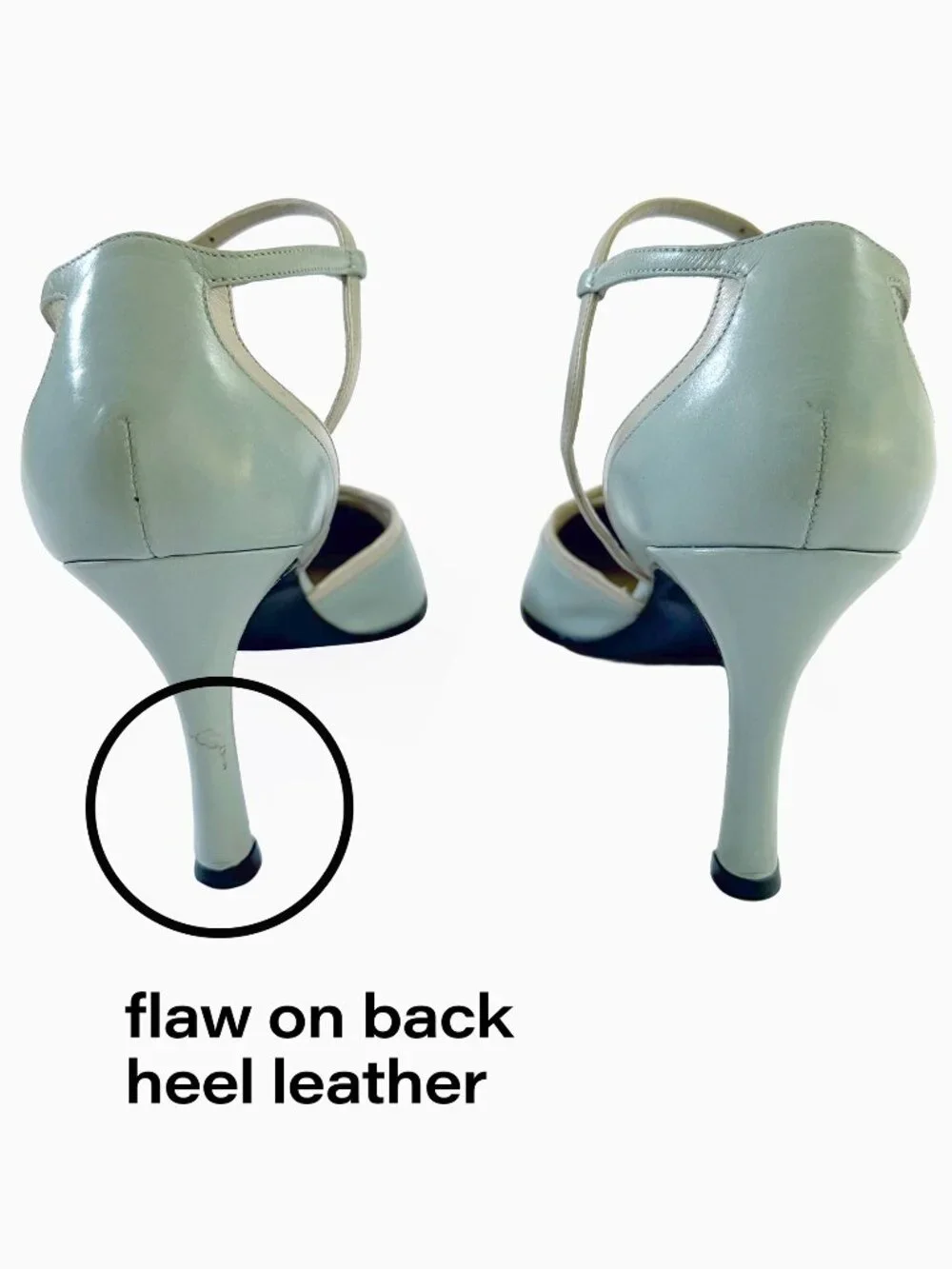 Vtg Gucci Tom Ford 90s Pistachio Mint Green Leather Slingback Stiletto Heels 7B
